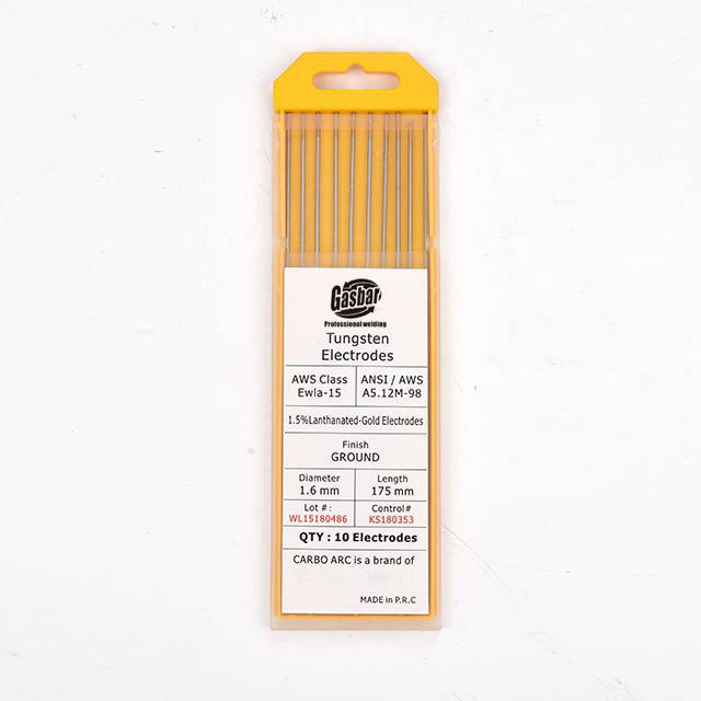 Length 175mm TIG Tungsten Electrode WL20 2.0mm Rods For Welding